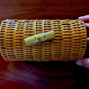 Lilly Pulitzer Wicker clutch